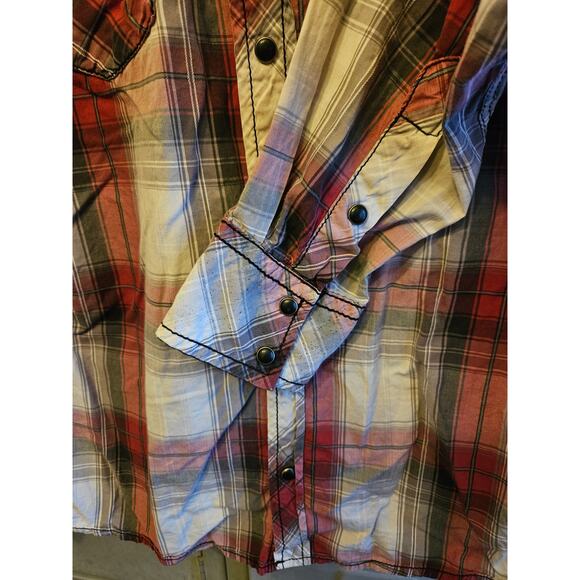 BKE by Buckle Men's long sleeve snap front long sleeve shirt - medium - Picture 5 of 7